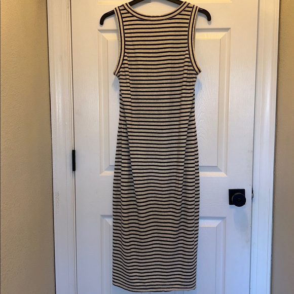Emerson Fry Hemp & Organic Cotton Striped Tank Midi Dress - Picture 9 of 12